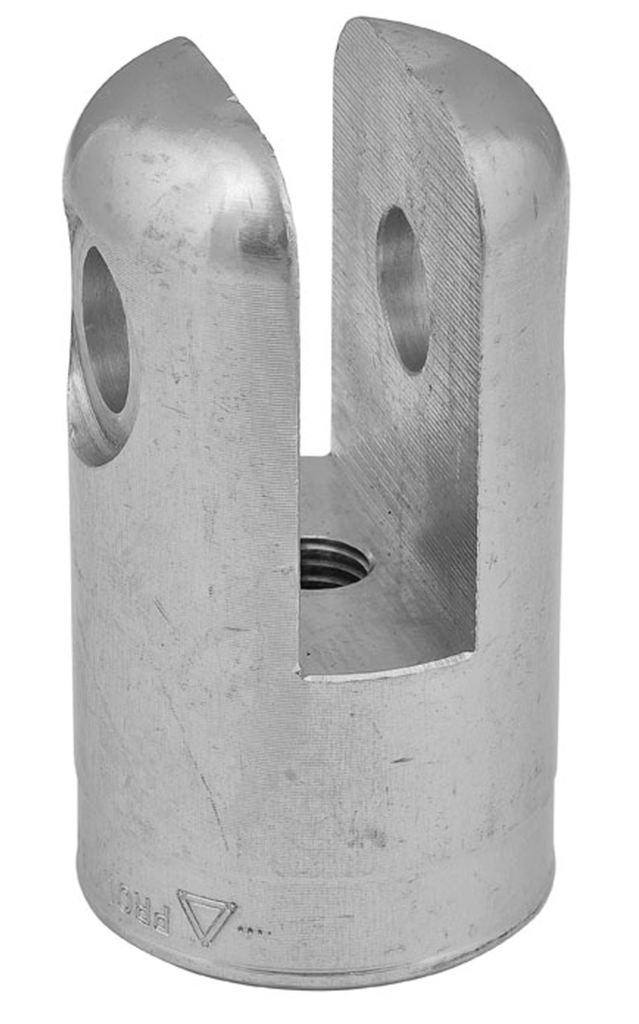 [166180] Prolyte CCS6-H Hengslegaffel hun M/boltehull for Boxcorner