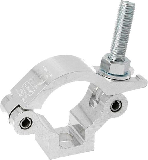 [182040] Doughty T58080 Slimline Lightweight Half Coupler – 48–51 mm, WLL 300 kg, sølv 