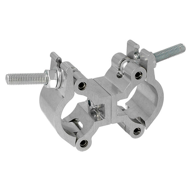 [182055] Doughty T58115 Lightweight Parallel Coupler – 48–51 mm, WLL 500 kg, sølv 