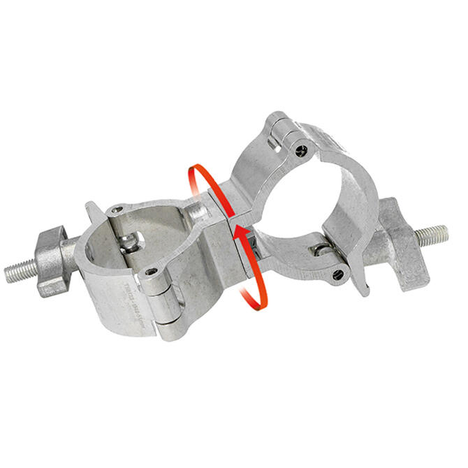 [182061] Doughty T58123 Super Lightweight Swivel Coupler – 48–51 mm, WLL 100 kg, sølv 