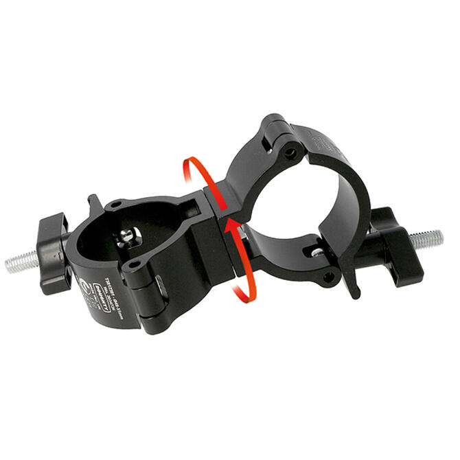 Doughty T5812301 Super Lightweight Swivel Coupler – 48–51 mm, WLL 100 kg, sort 