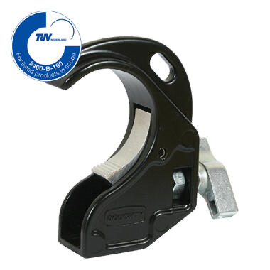 [168320] Doughty T58400 Twenty Clamp – 48–51 mm, SWL 20 kg, aluminium 