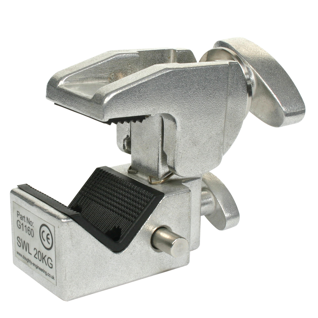 [156276] Doughty G1160 Supaclamp – WLL 20 kg, sølv 
