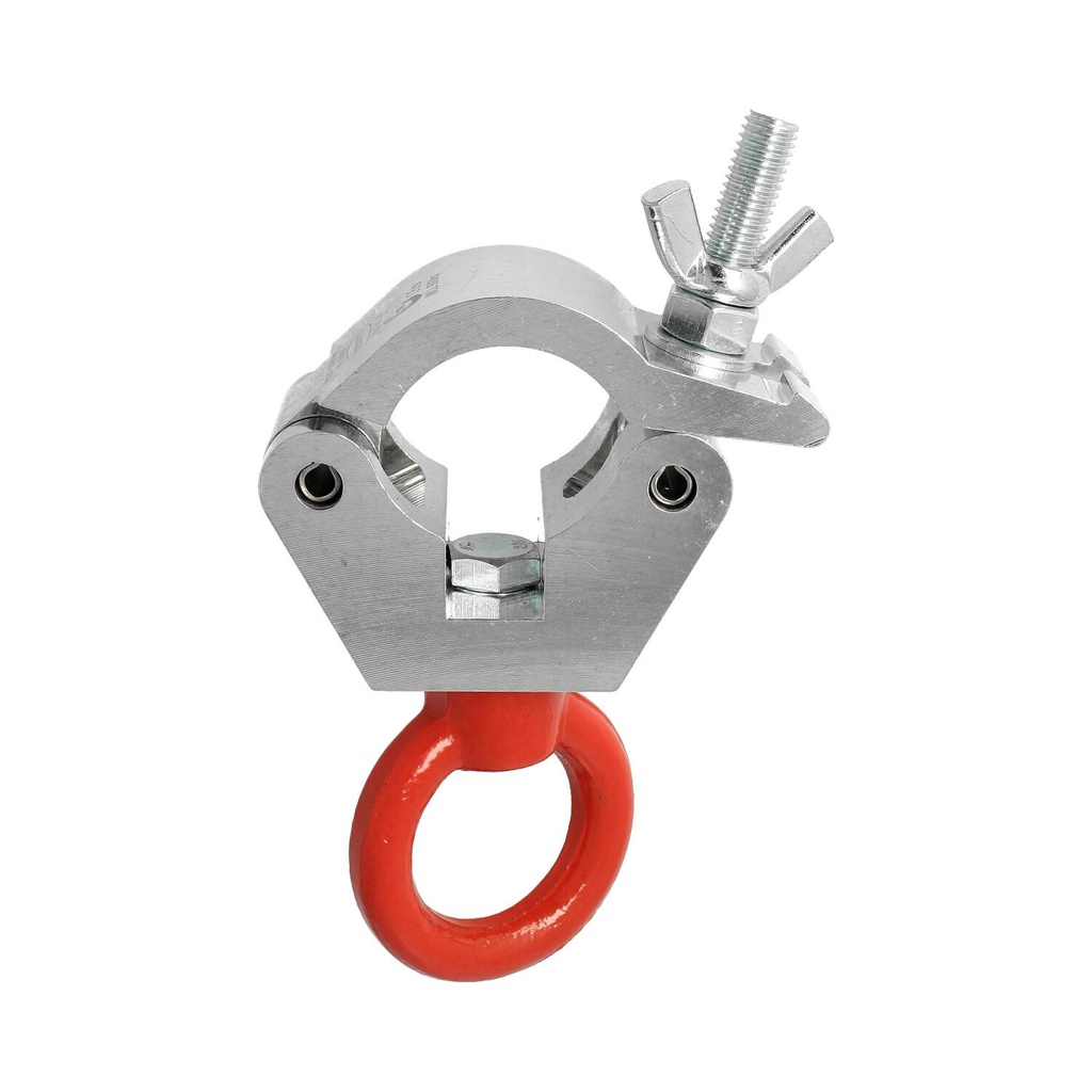 [156342] Doughty T57207 Hanging Clamp med øye – 48–51 mm, WLL 500 kg, sølv 