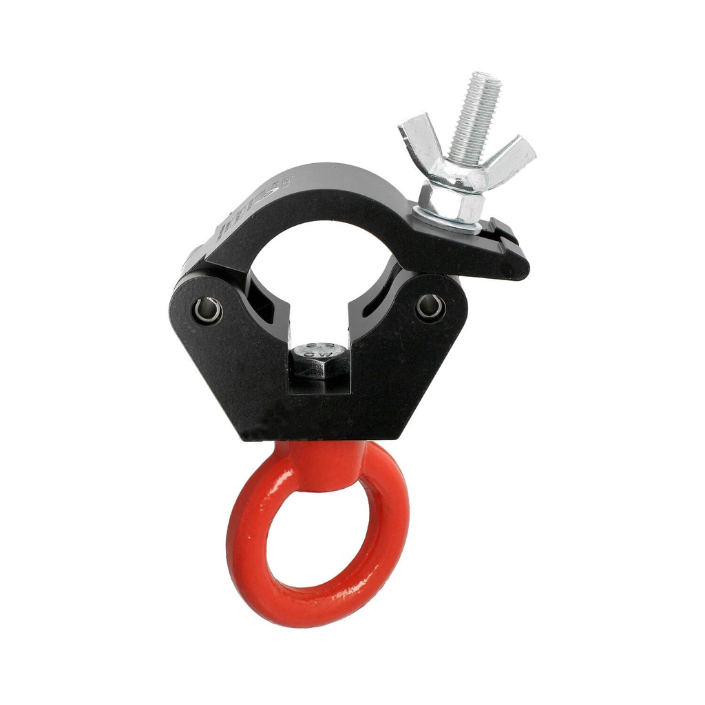 [156343] Doughty T57208 Hanging Clamp med M12 øyemutter – 48–51 mm, WLL 500 kg, sort 