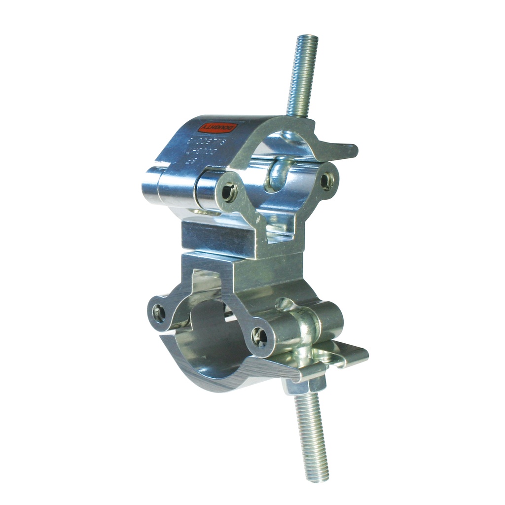 [156350] Doughty T58110 Lightweight 90° Fixed Coupler – 48–51 mm, WLL 500 kg, sølv 