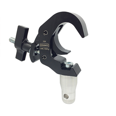 [163565] Doughty T45831 Quick Trigger Clamp med Half Connector – sort, SWL 100 kg 