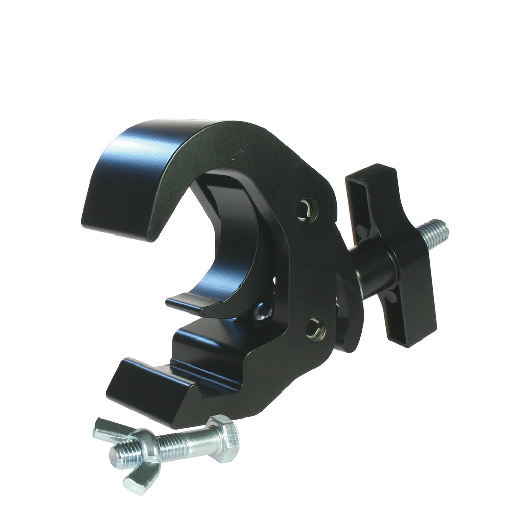 Doughty T58206 Quick Trigger Hook Clamp – 38–51 mm, WLL 250 kg, sort 