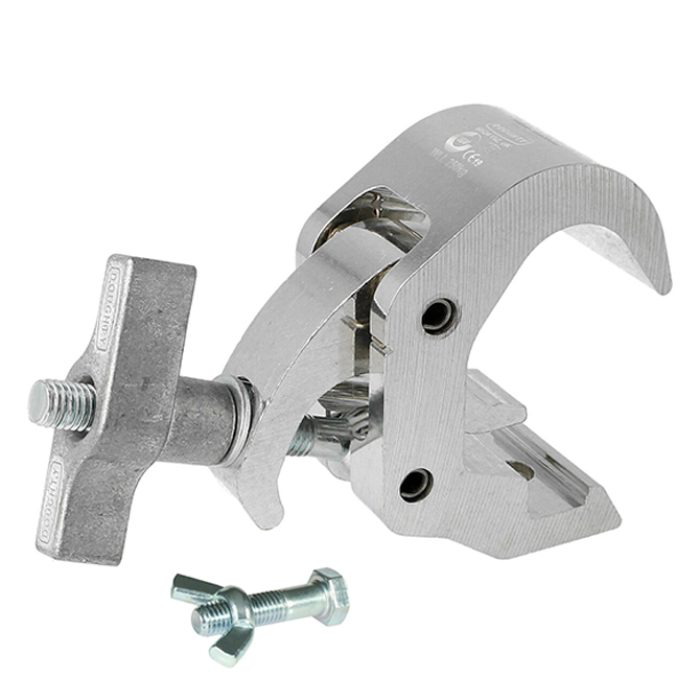 Doughty T58205 Quick Trigger Hook Clamp – 38–51 mm, WLL 250 kg, sølv 