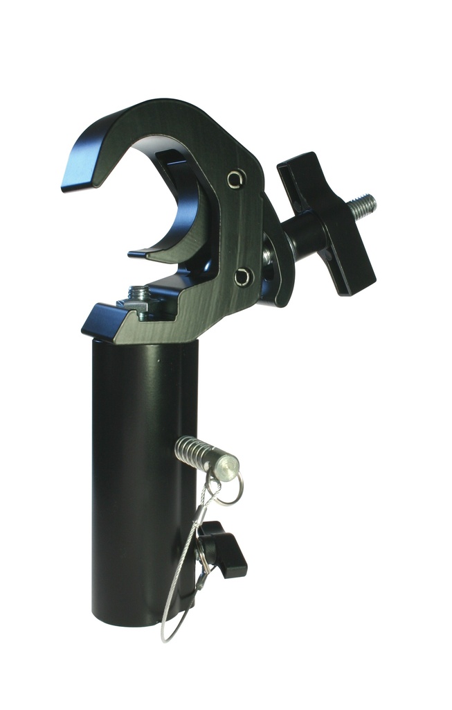 [158066] Doughty T58241 Quick Trigger TV Clamp – 38–51 mm, SWL 200 kg, sort 