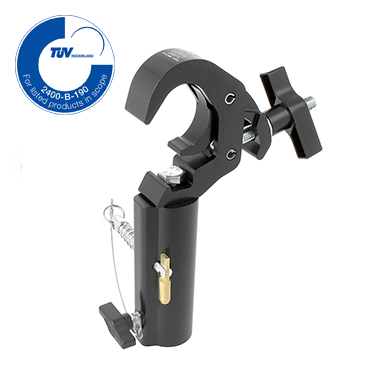 [160430] Doughty T58341 Titan Quick Trigger TV Clamp – 38–51 mm, SWL 100 kg, sort 