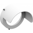 PROLIGHTS Half snoot for EclDisplay hvit