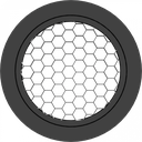 PROLIGHTS EclDisplay Anti-glare louvre sort