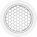 PROLIGHTS EclDisplay Anti-glare louvre hvit