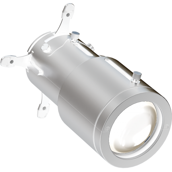 [169965] PROLIGHTS Profil-linse til EclDisplay 10 - 20°, 4 x Framing shutters, Hvit