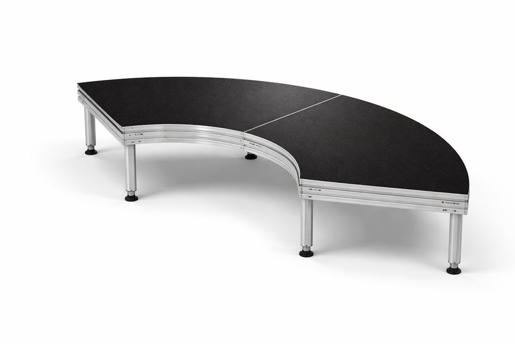 [165180] Prolyte SM-DL-B-R400 StageDex BasicLine radiusdekk R400, 11,25° – sort belagt