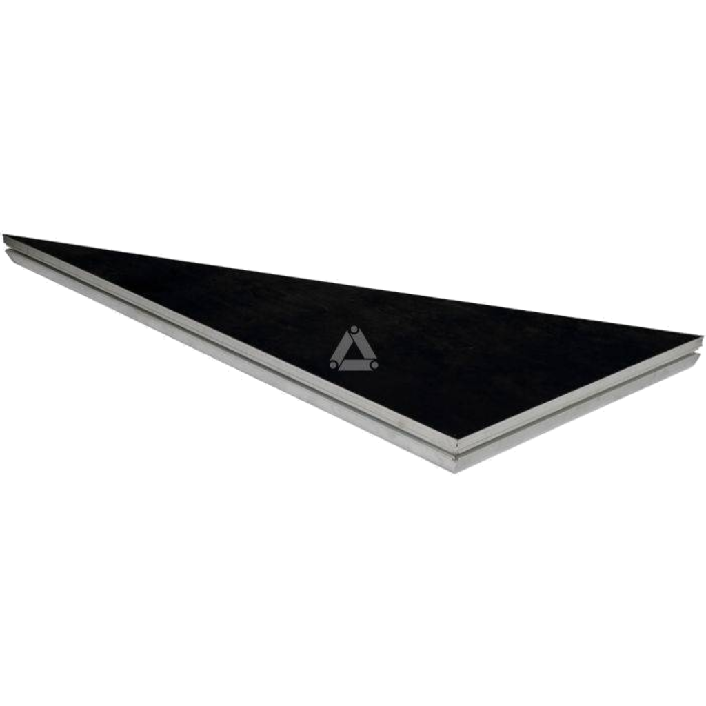 [165477] Prolyte SM-DL-B-5R StageDex BasicLine trekantdekk R 2 × 1 m – sort belagt
