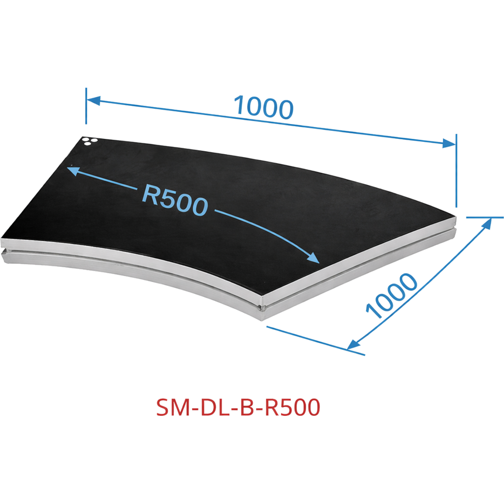 [165705] Prolyte SM-DL-B-R500 StageDex BasicLine radiusdekk R500 – sort belagt