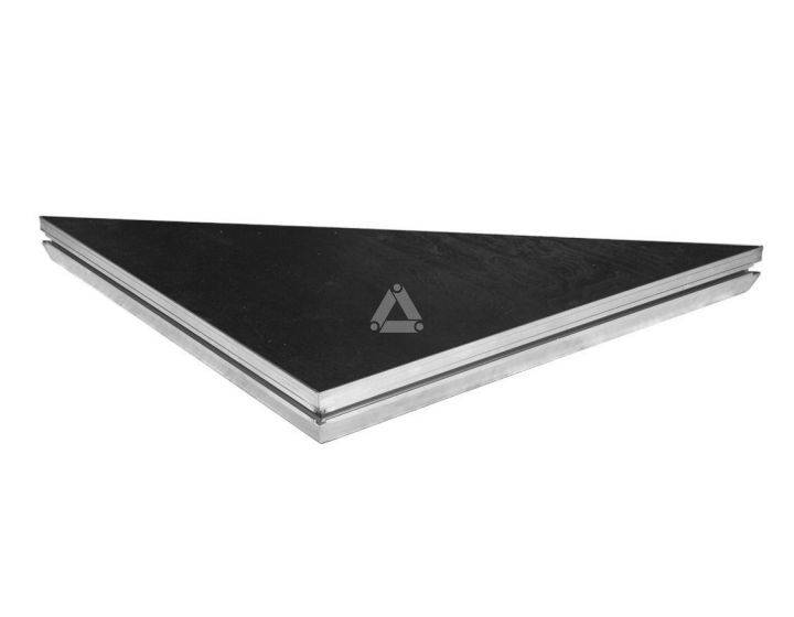 [166264] Prolyte SM-DL-B-9 StageDex Basic scenepodie – trekant 1 × 1 m, sort 