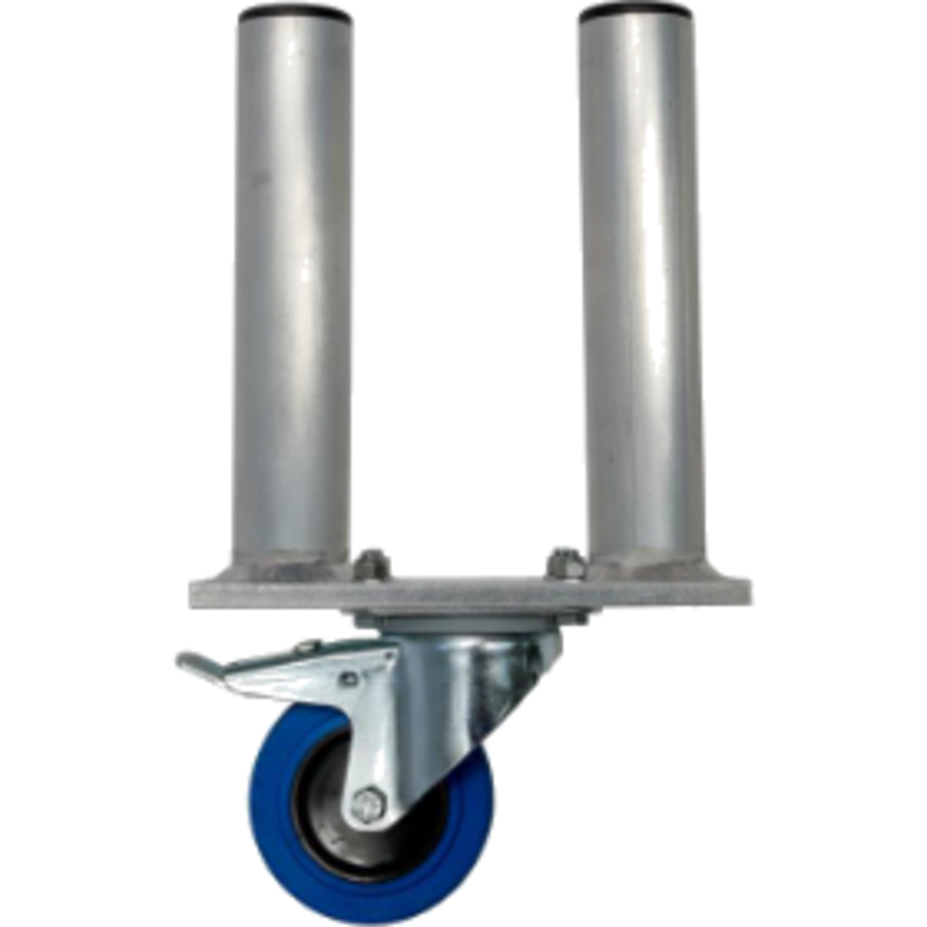 [166374] PROLYTE SM-L StageDex riserhjul dobbel Plattinghøyde=40cm, m/brems