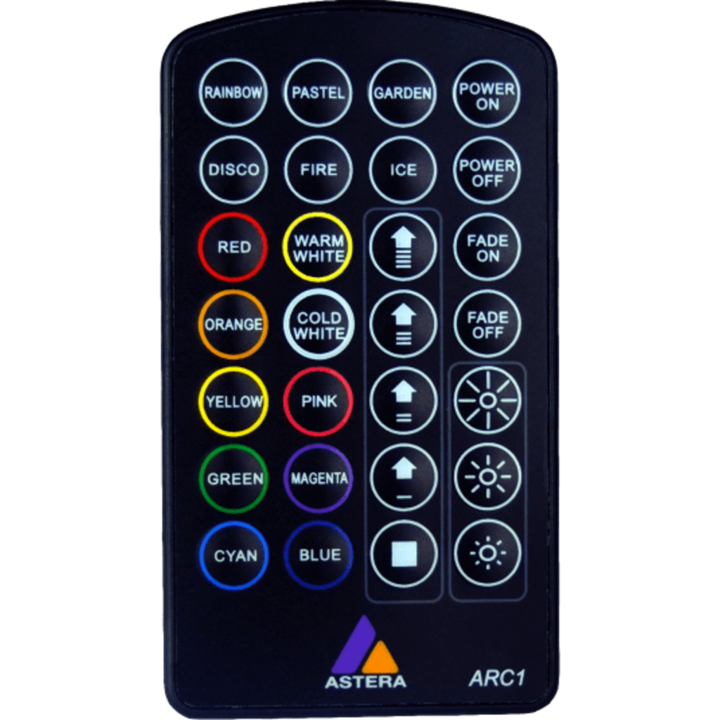 ASTERA ARC1 Remote 28 knapper
