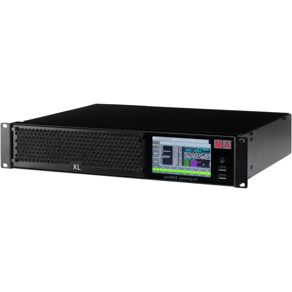 MA Lighting 4010508 grandMA3 processing unit XL er en høyytelses parameterutvidelse for grandMA3-systemer