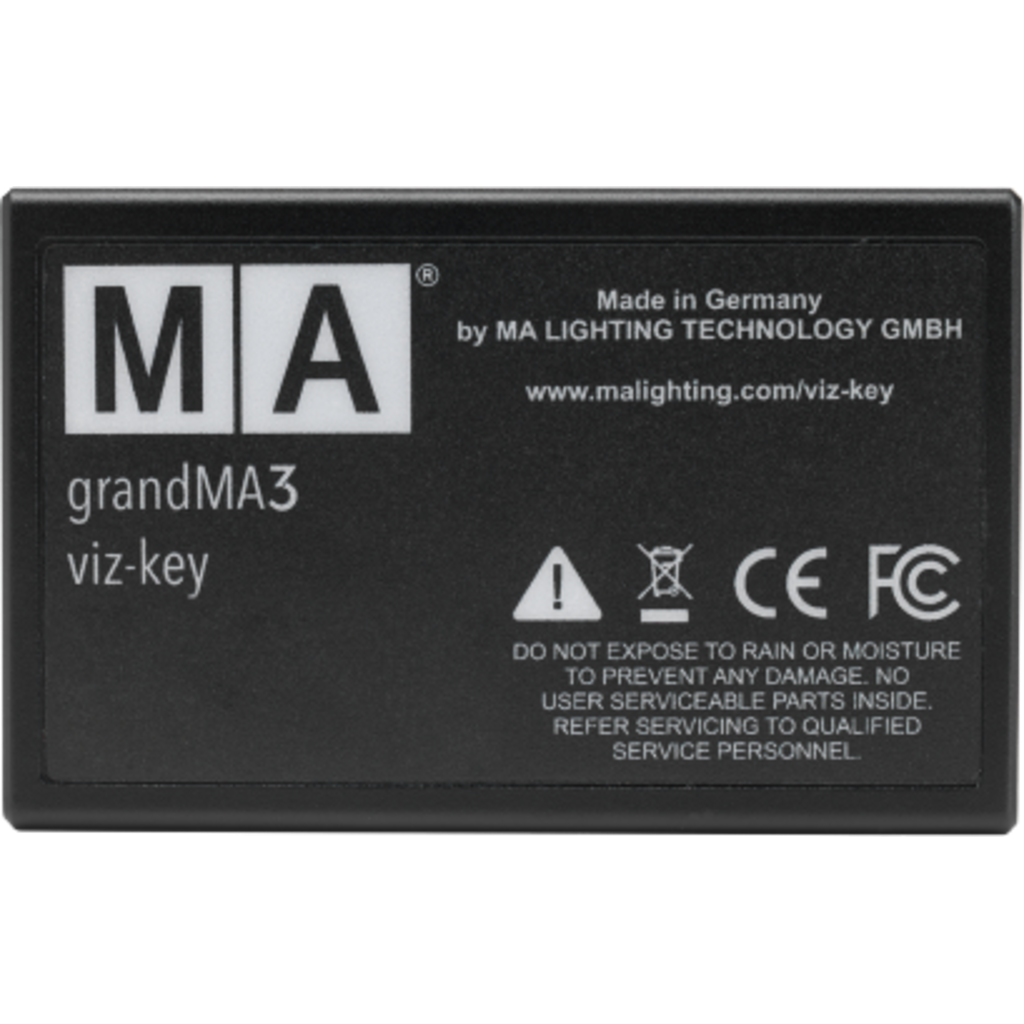 [2257276] MA Lighting 4023576 grandMA3 viz-key er en USB-basert lisensnøkkel for visualisering i grandMA3-systemer
