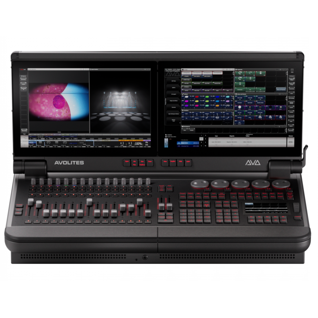 [184989] Avolites D7-215 Diamond 7 er en profesjonell lyskonsoll med 32 universer, 4 DMX-utganger og levert i Peli Air flightcase