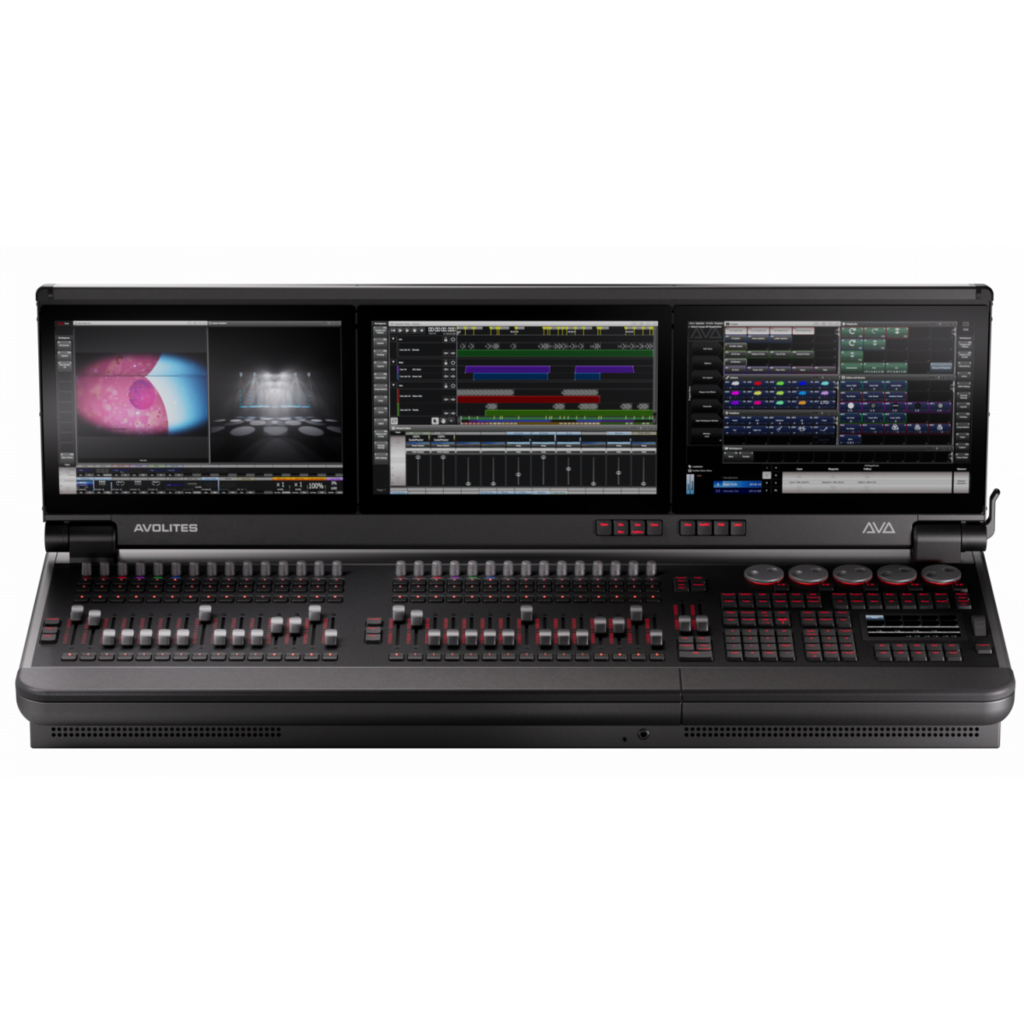 Avolites D7-330 Diamond 7 er en profesjonell lyskonsoll med 32 universer, 8 DMX-utganger