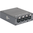 Obsidian Netron EP4 er en kompakt Ethernet-til-DMX gateway med fire porter 