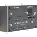 Obsidian Netron DA2410V er en DIN-skinne- og veggmontert Ethernet- og DMX-til-0–10 V gateway med 24 analoge utganger.