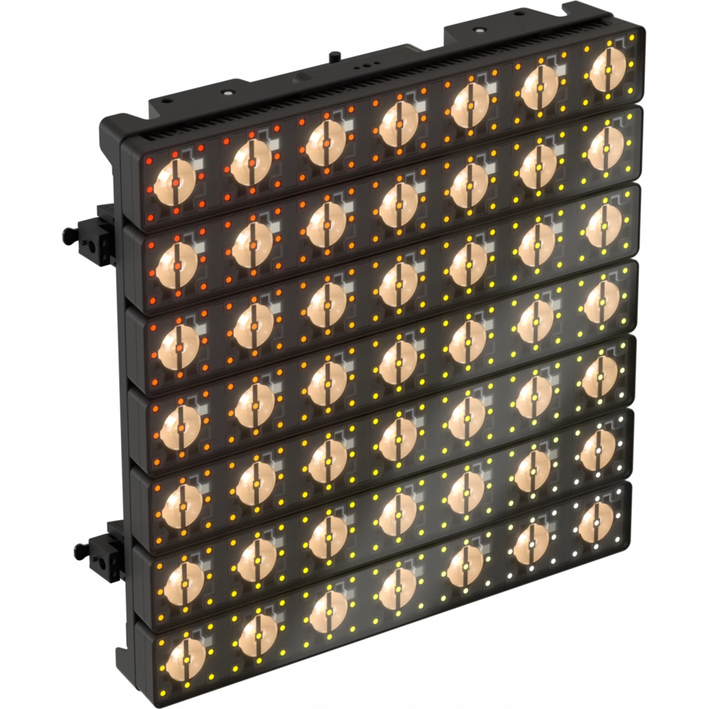 [182596] PROLIGHTS HALUPIXDUO LED Matrix 7x7 2700K 4°, 21x21 RGBWW LED, IP65
