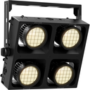 Prolights SunRise 4FLXVW er en 67'000 lumens modulær IP65 LED-blinder med fullt justerbart hvitt lys