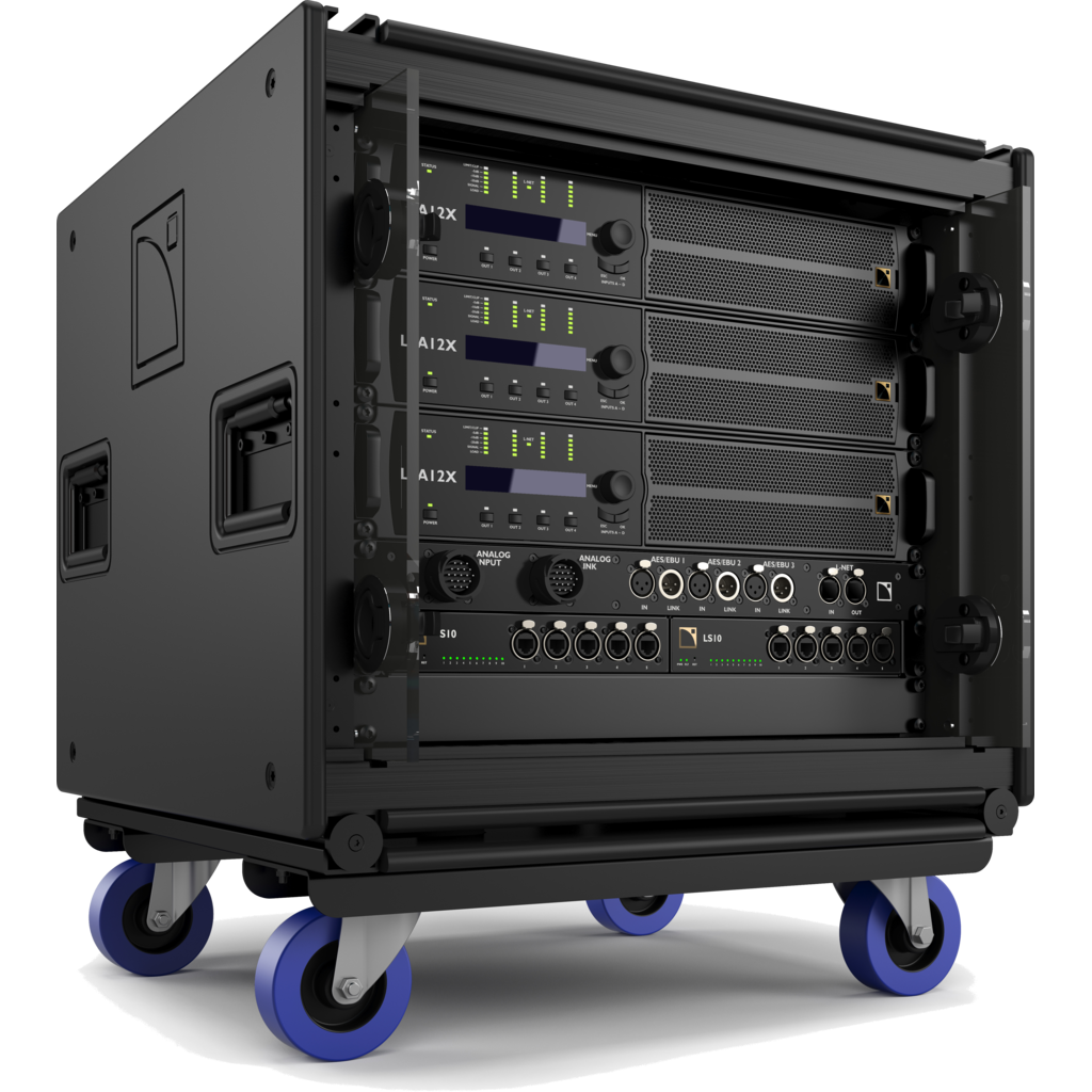 L-Acoustics LA-RAK II AVB er et kompakt touring-rack med høy effekt og Milan-AVB-integrasjon