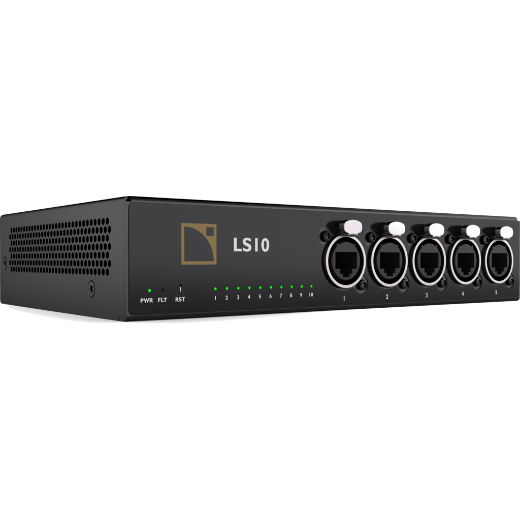 [LS10] L-Acoustics LS10 er en AVB-nettverkssvitsj for profesjonelle lydsystemer