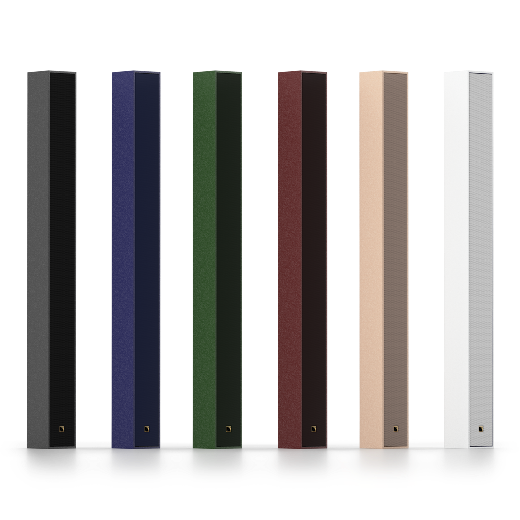 [SOKA] L-Acoustics Soka er en diskret colinear source-lampe for arkitektonisk lydintegrasjon (Brun)