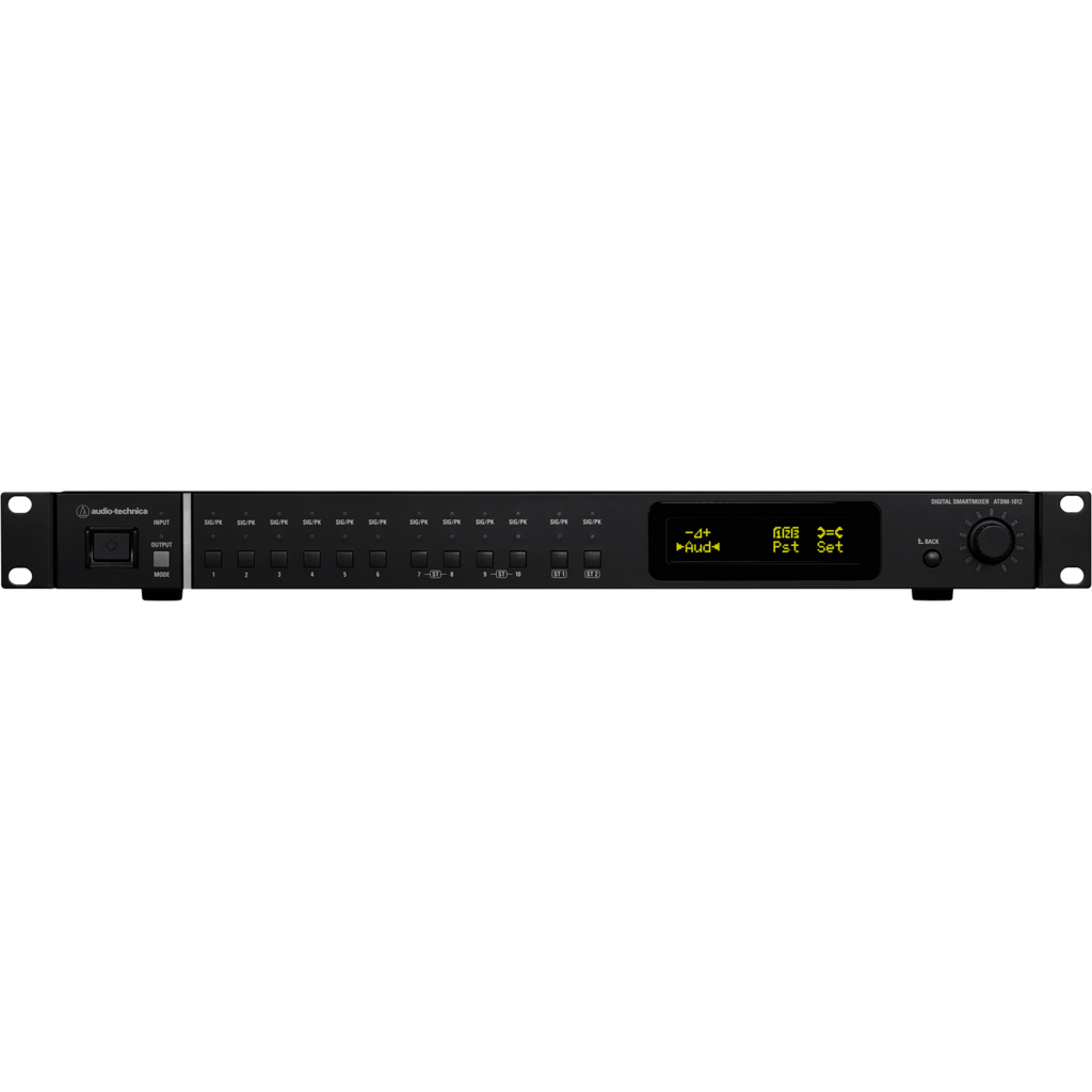 Audio-Technica ATDM-1012 er en 14×12 digital SmartMixer® med Audio-Technica LINK