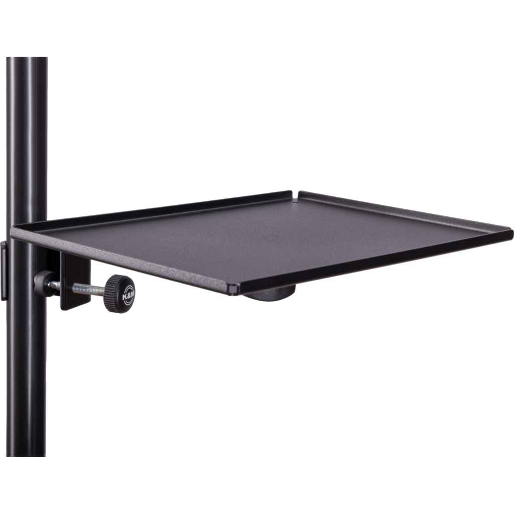 K&M 12222 Tray – Stålbrett for stativmontering opptil 30 mm