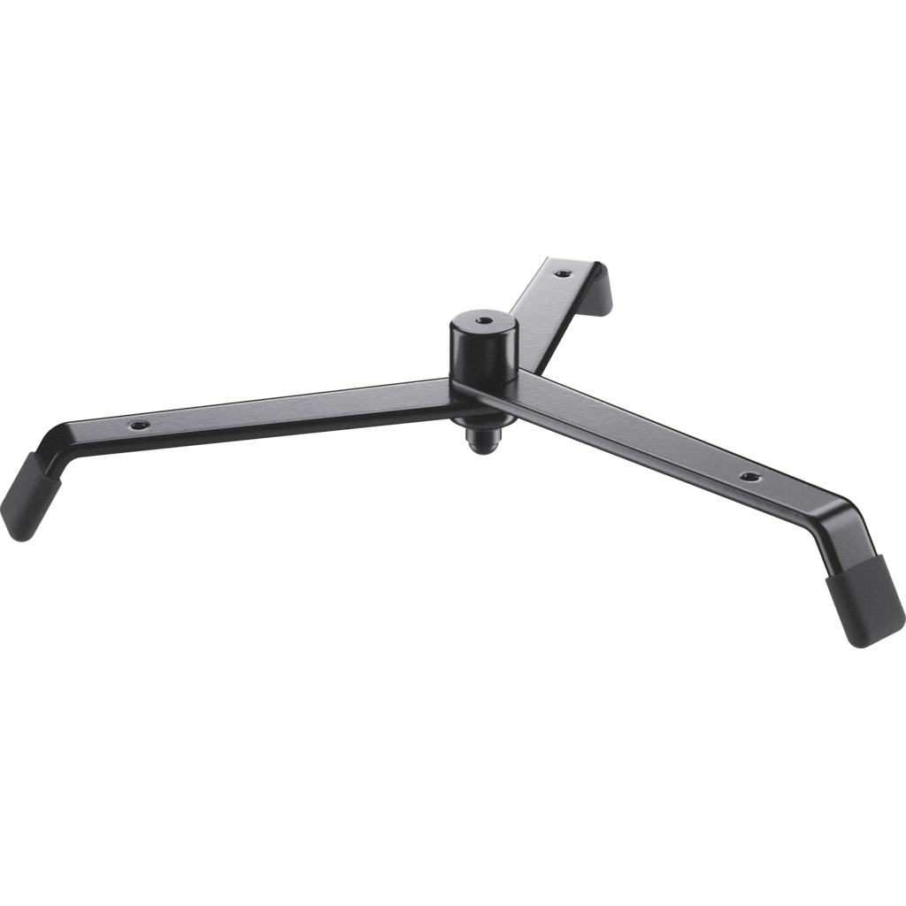 K&M 17716 Peg base – Sammenleggbar tripod-base for instrumentpigger