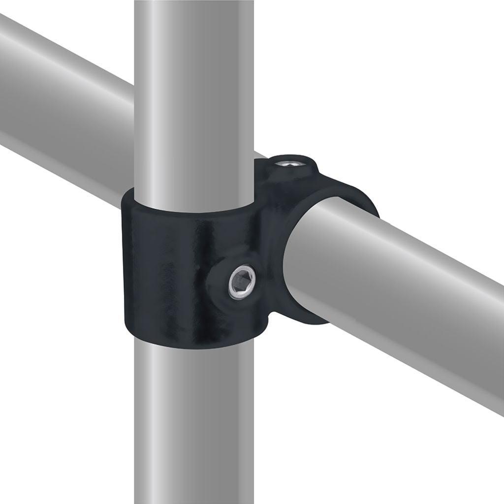 [KPC-161B-KP] KUPO KPC-161B – 90° crossover rørkobling sort for 48,3 mm rør (forskjøvet kryss)