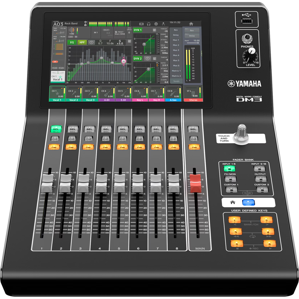 [170401] Yamaha DM3 – Kompakt digital mikser med Dante