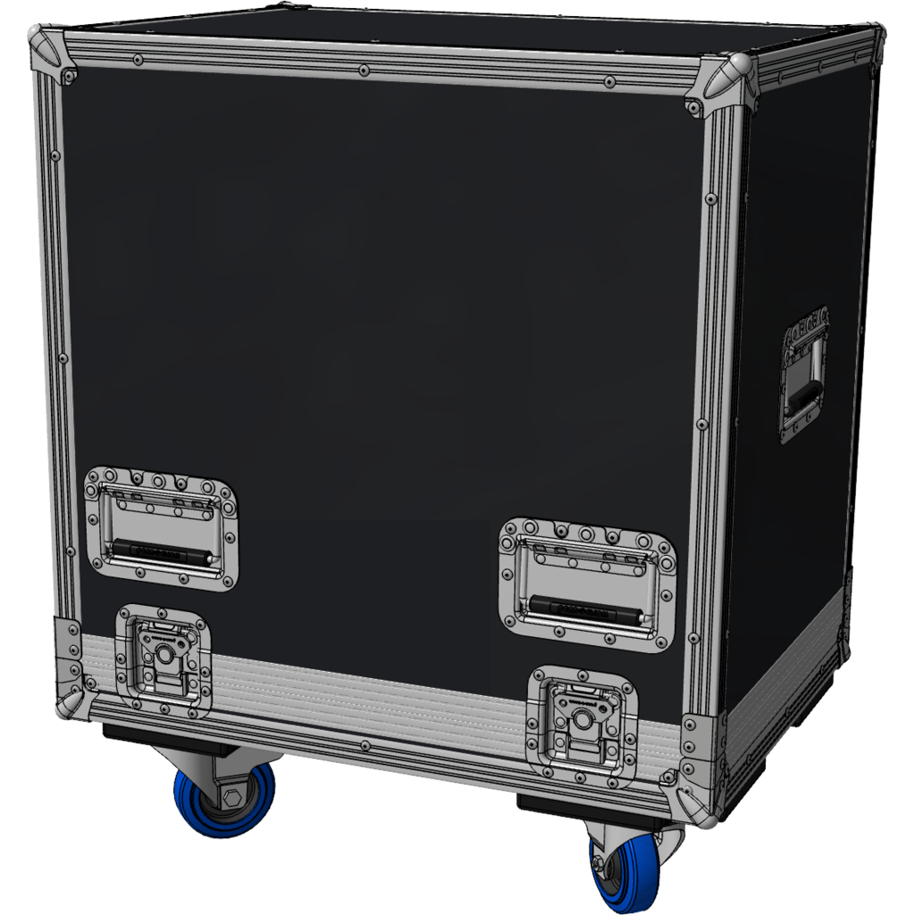 [20548601 09] Capro Flightcase for RCF Sub 15-AX 590x420x590
