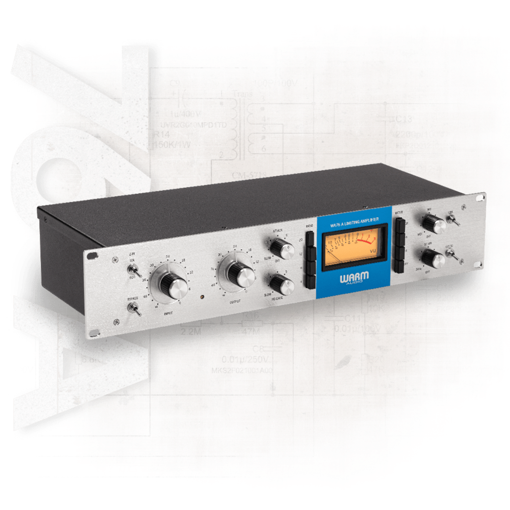 Warm Audio WA76-A – enkanals FET-kompressor med klassisk “Blue Stripe”-karakter