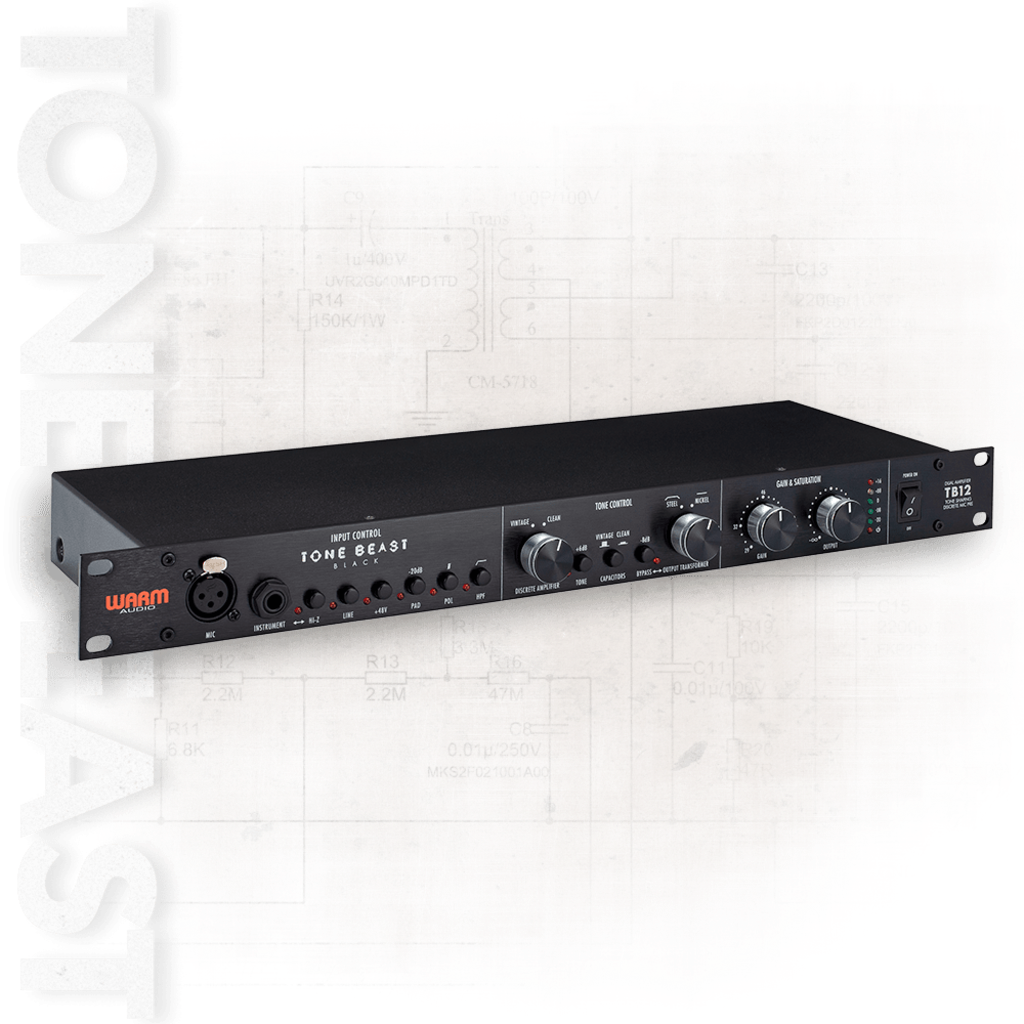 [WM-TB12] Warm Audio Tone Beast TB12 – enkanals mikrofonforforsterker med variabel analog karakter