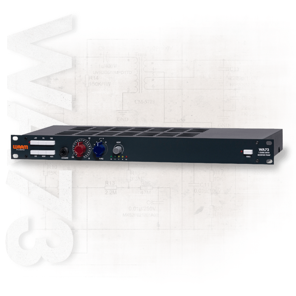 [WM-WA73] Warm Audio WA73 – enkanals britisk mikrofonforforsterker med klassisk analog karakter