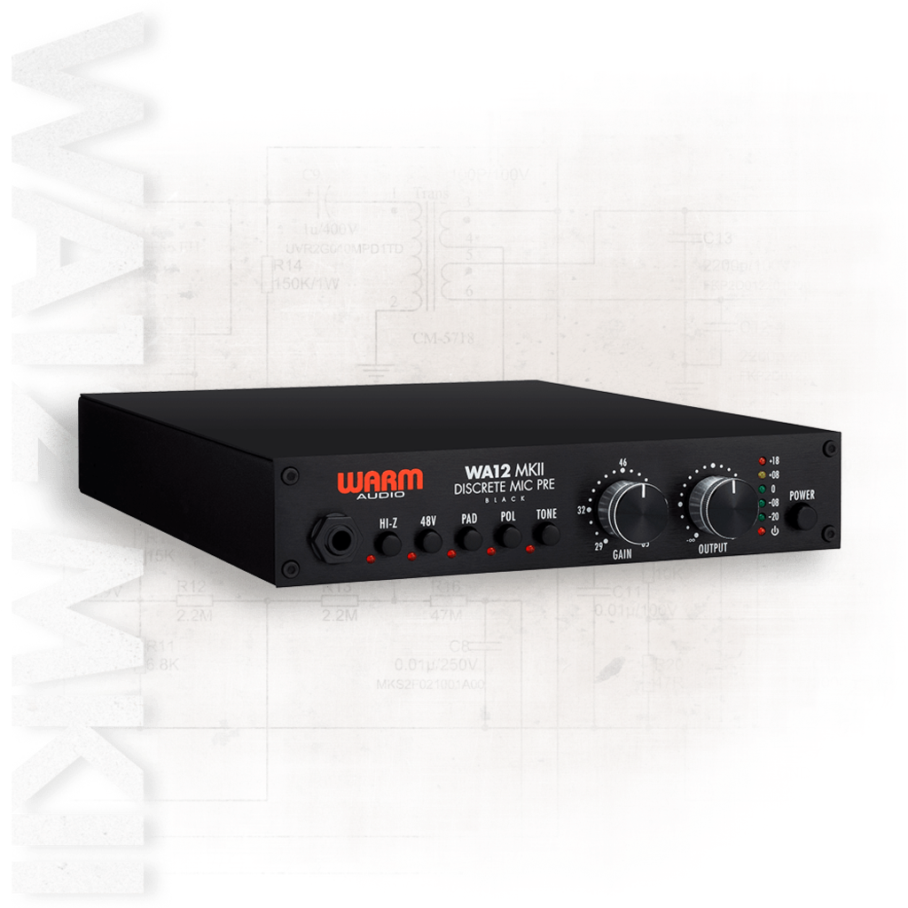 Warm Audio WA12 MKII – enkanals amerikansk mikrofonforforsterker med punchy analog karakter