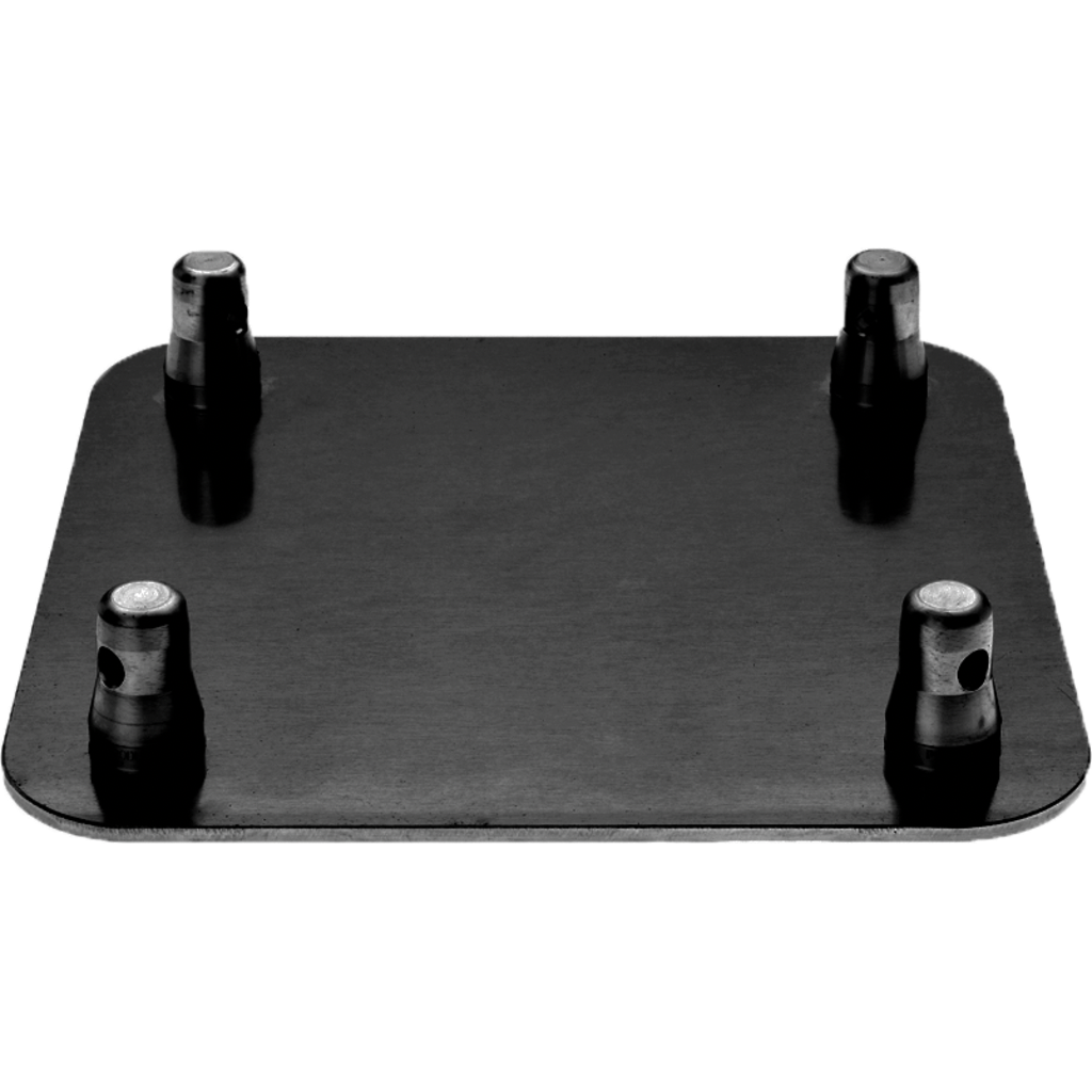 Prolyte Base-30V – baseplate for 30 cm truss-systemer i sort utførelse
