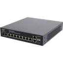 Legrand SW-505-8P-F – 12-port managed PoE+ AV-nettverkssvitsj kompatibel med Dante og AES67