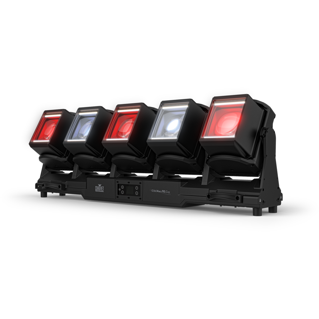 [CHA-COLORADOPXLCURVE5] CHAUVET Professional COLORado PXL Curve 5 – IP65 motorisert RGBW pixel bar med zoom og strobe