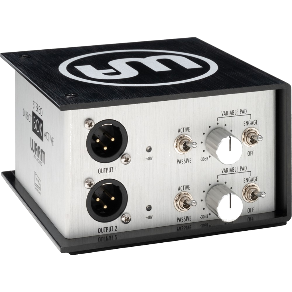 [WM-WA-DI-A2] Warm Audio WA-DI-A2 Active Stereo DI Box